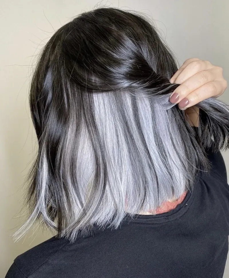 Tóc highlight khói mang đến vẻ đẹp độc đáo
