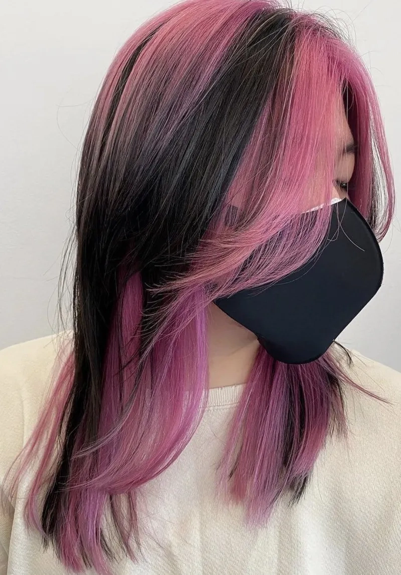 Nhuộm tóc highlight tone màu dịu nhẹ
