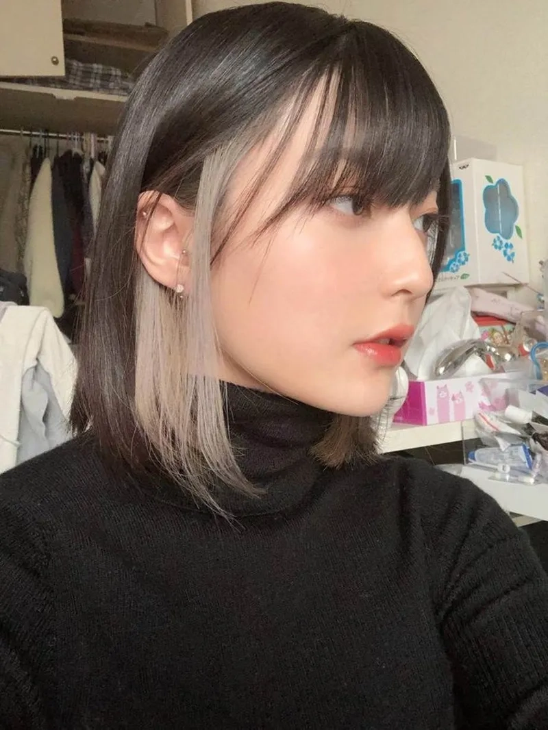 Nhuộm highlight tóc ngắn giúp bạn trẻ trung hơn