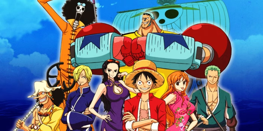 Ảnh nền máy tính one piece tạo điểm nhấn mạnh mẽ cho màn hình.