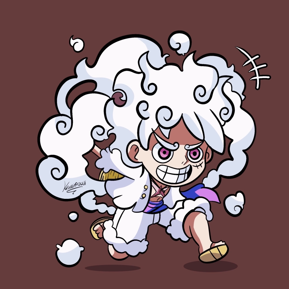 Luffy chibi dễ thương ngố tàu siêu đáng yêu