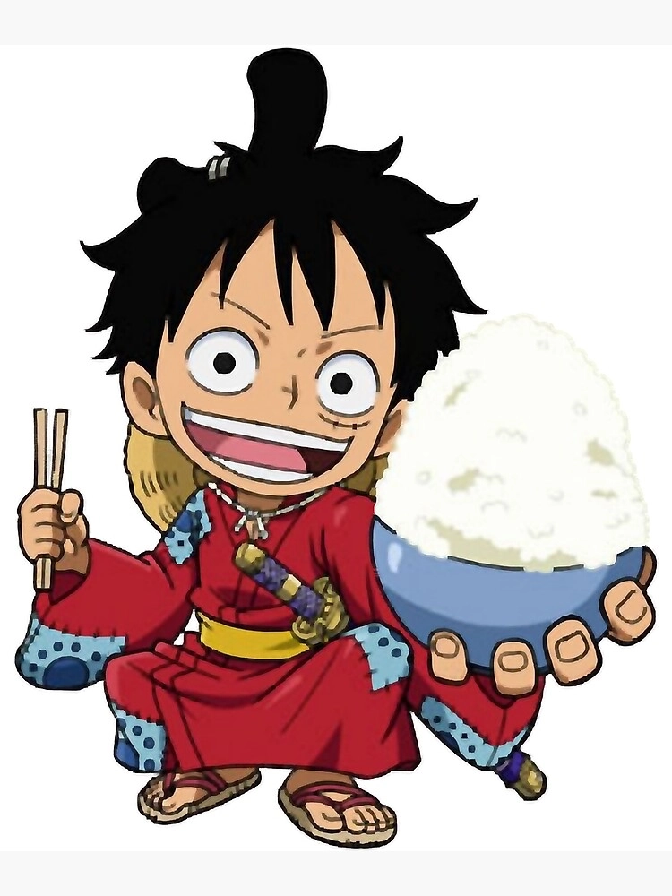 Ảnh luffy chibi nhỏ xinh năng lượng cuốn hút