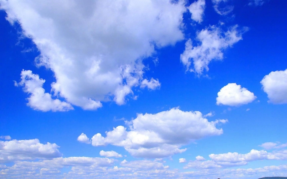 Hình nền bầu trời trong xanh mang nét tự nhiên