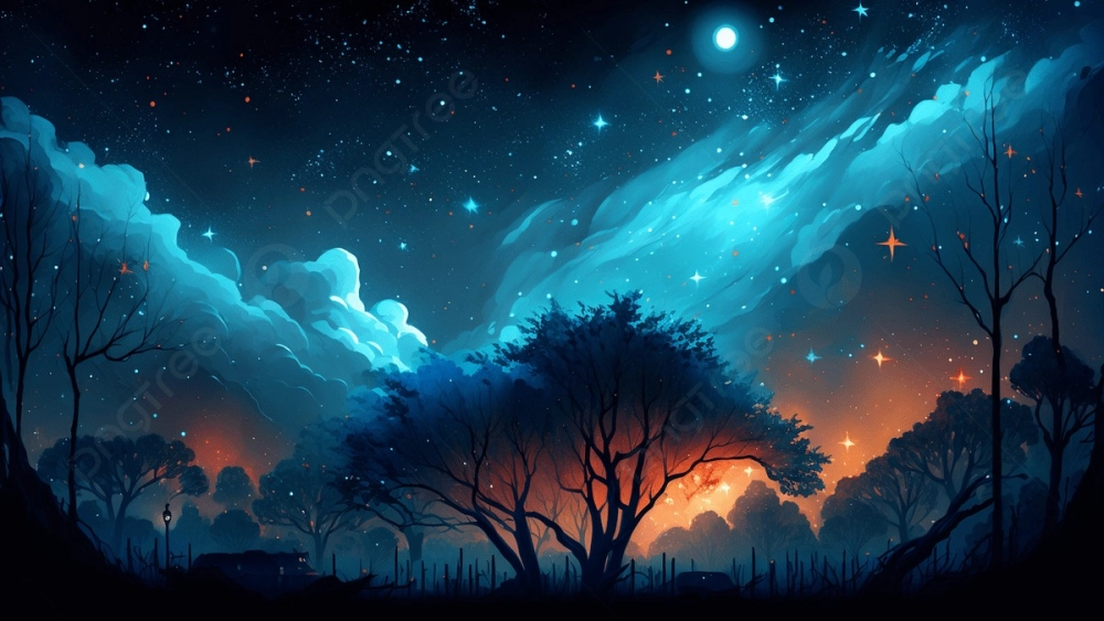 Ảnh bầu trời huyền ảo đầy cảm xúc nhẹ nhàng