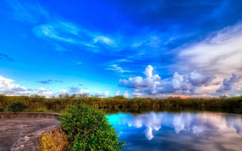 Hình nền bầu trời xanh cute rất nhẹ nhàng