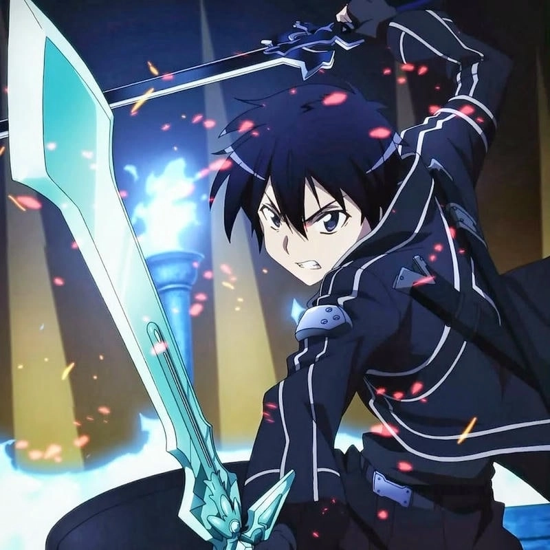 Kirito sao avatar phong cách nhân vật