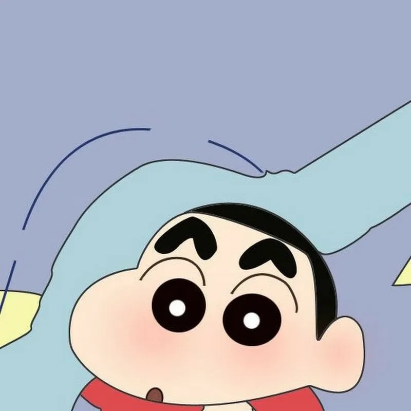 Avatar shin cậu bé bút chì vô tri biểu cảm lạ mắt nhưng cuốn