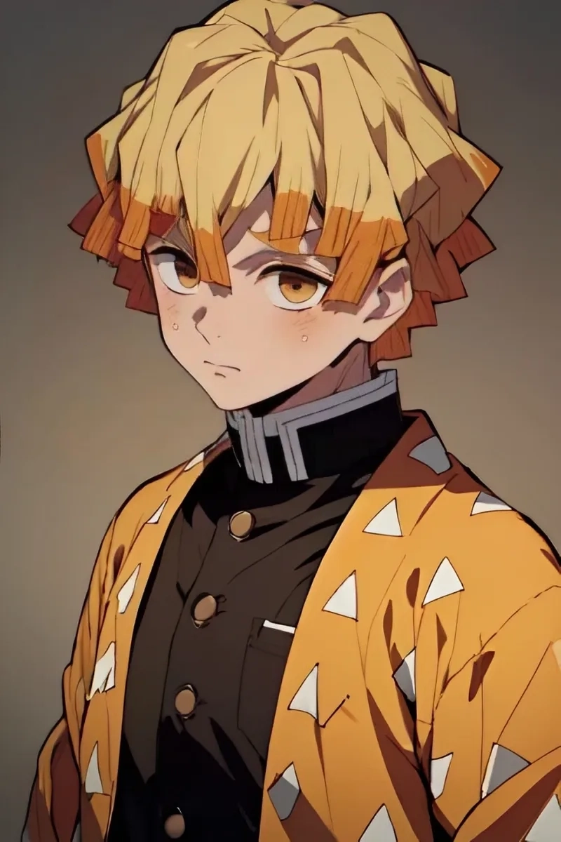 Hình nền zenitsu ngầu toát lên phong cách mạnh mẽ và cá tính.