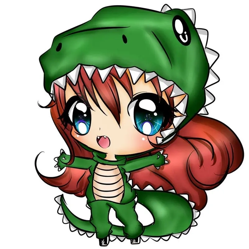 Ảnh chibi làm hình nền dễ thương siêu cute