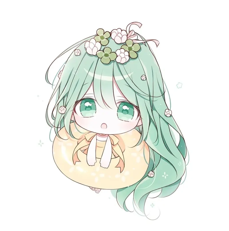 Ngộ nghĩnh chibi hình nền cute đáng yêu