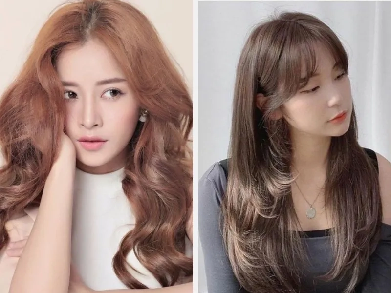 Tóc nâu chocolate ngọt ngào ấm áp cuốn hút