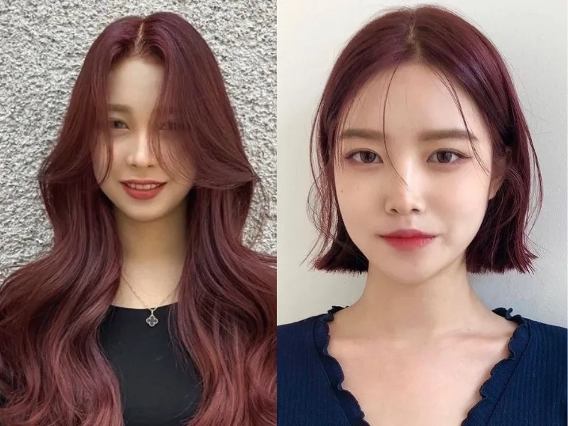 Nhuộm tóc màu nâu chocolate sang trọng