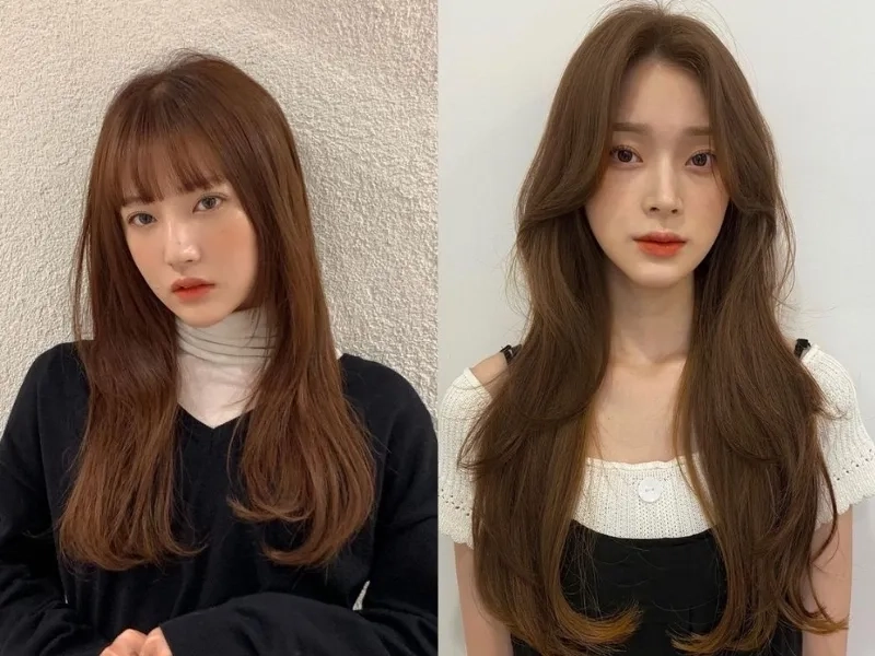 Nâu chocolate nhuộm dễ lên màu đẹp mê ly