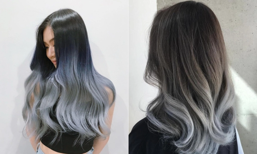 Nhuộm xám khói không tẩy dễ dàng chất