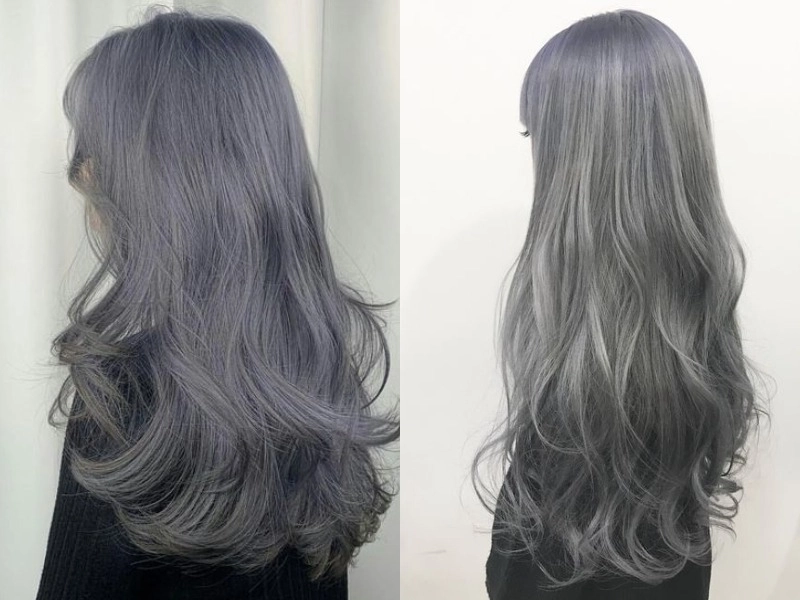 Tóc xám khói bí ẩn chất chơi cuốn hút mạnh