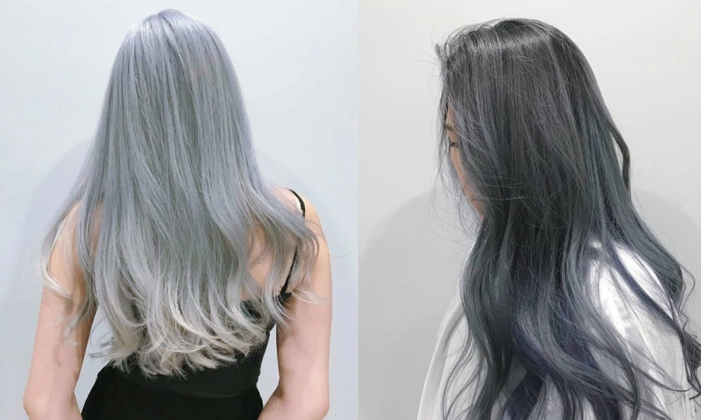 Tóc màu xám khói trầm sâu lắng cuốn hút