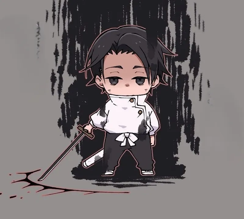 Yuta Okkotsu chibi cute được fan JJK yêu thích.