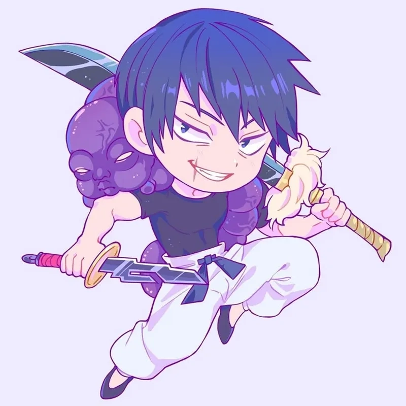 Yuta chibi character được yêu thích trong cộng đồng JJK.