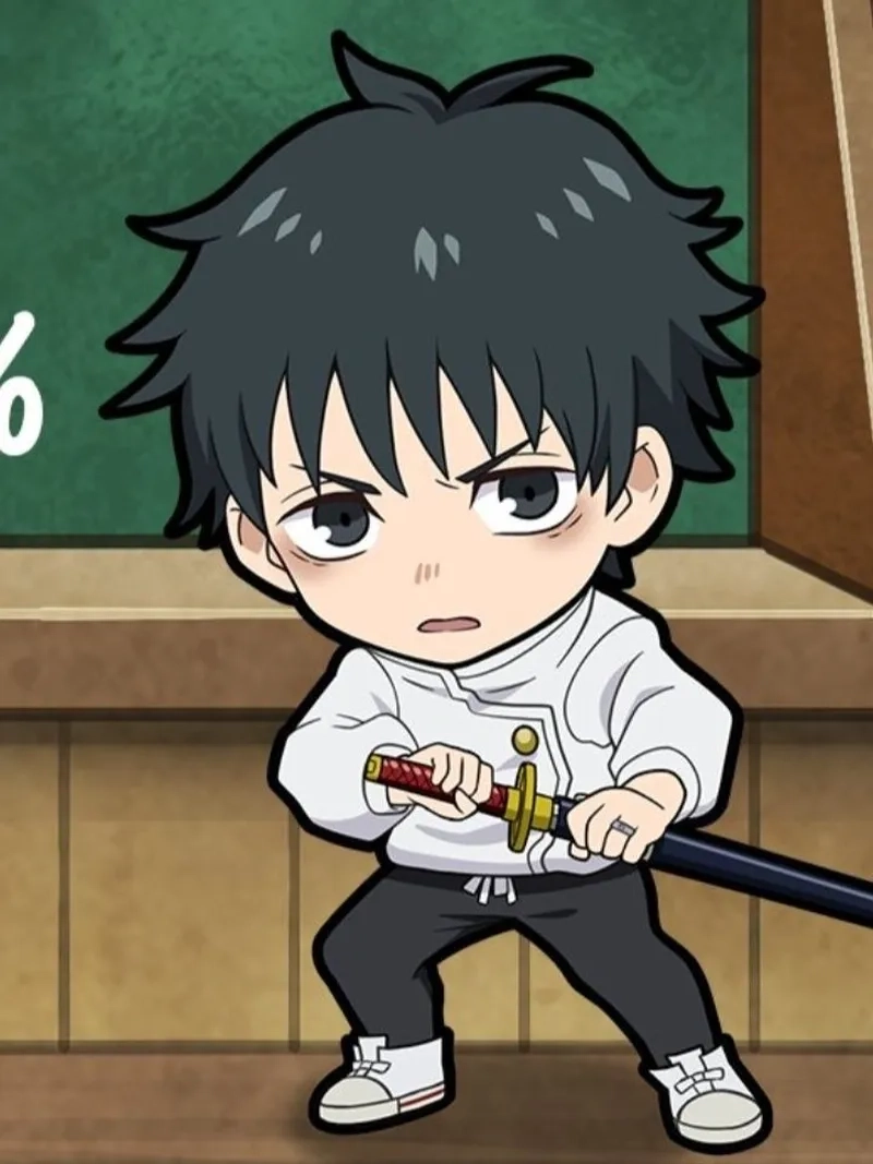 Yuta chibi digital art có độ chi tiết cao.