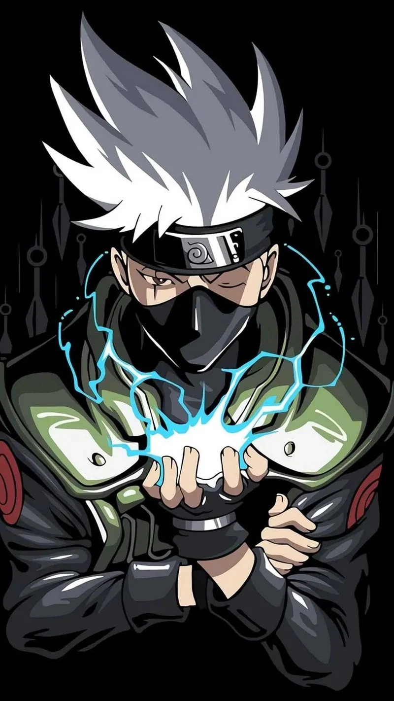 Hatake Kakashi wallpaper phù hợp làm hình nền điện thoại và máy tính.