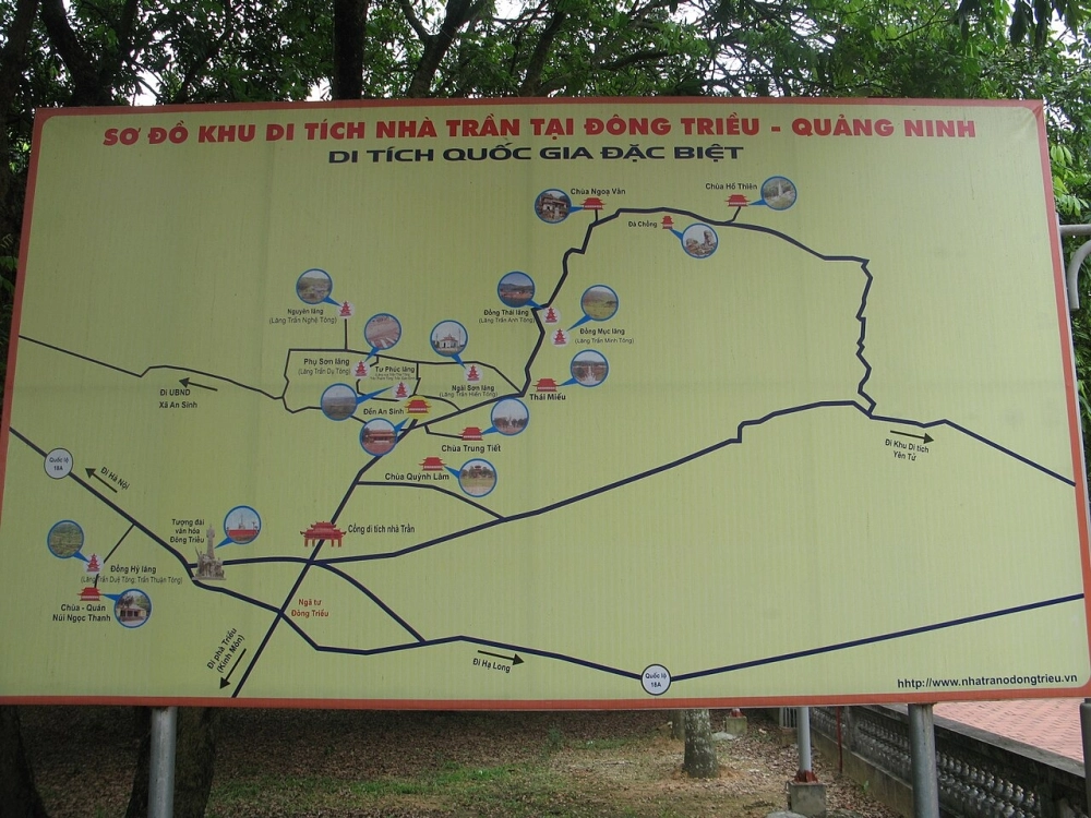 Hình ảnh nhà Trần tại Đông Triều mang không gian yên bình.