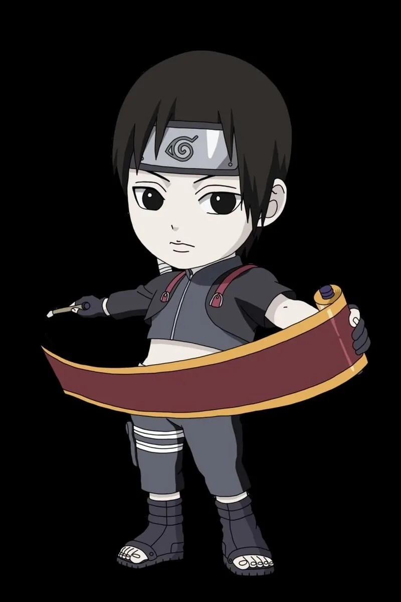 Chibi Sai cute được yêu thích nhờ tạo hình đáng yêu.