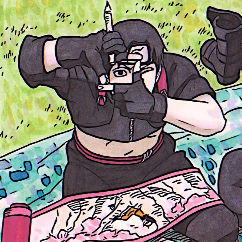 Sai wallpaper phù hợp làm hình nền anime tối giản.