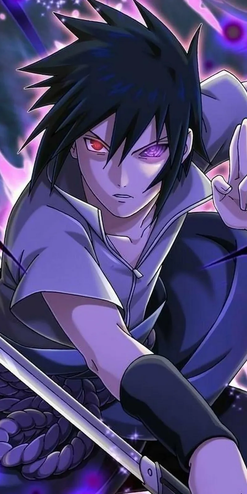 Uchiha Sasuke aesthetic mang phong cách u tối và cuốn hút.