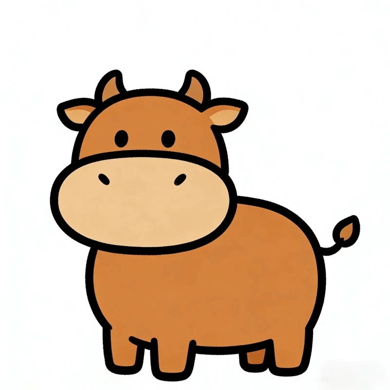 Nghệ thuật cực xinh từ bò chibi vẽ tay độc đáo