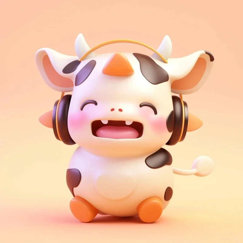 Phiên bản nhỏ xinh của bò chibi mini cực đáng yêu