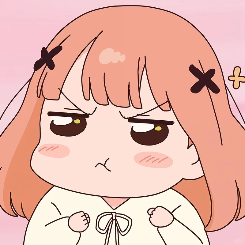 Bộ ảnh chibi giận hoạt hình siêu dễ thương