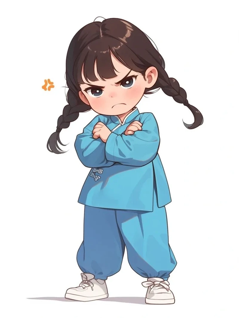 Bộ chibi giận icon đáng yêu cho điện thoại