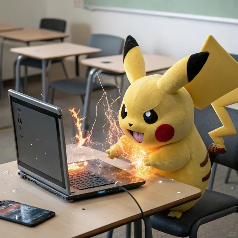 Cảm xúc bùng nổ với pikachu i choose you meme cực chất