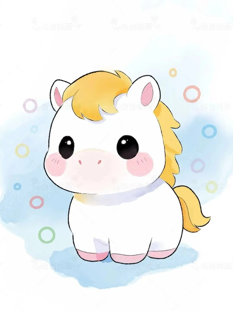 Phiên bản nhỏ xinh của ngựa chibi mini cực cute