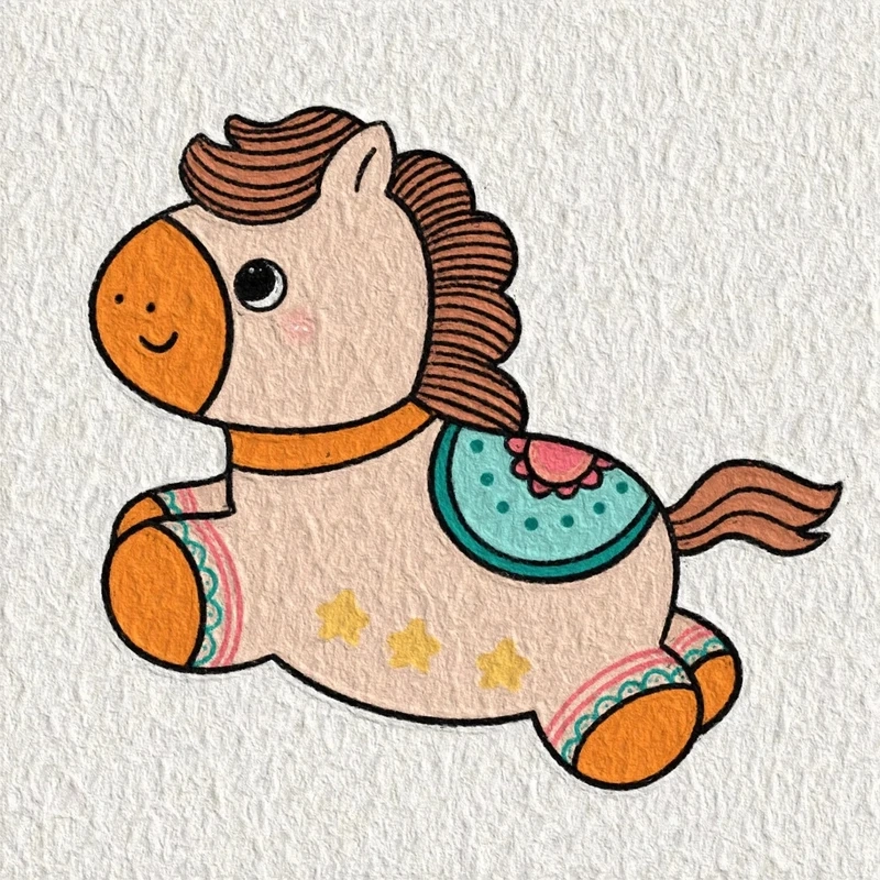 Đậm chất Nhật với ngựa chibi phong cách anime