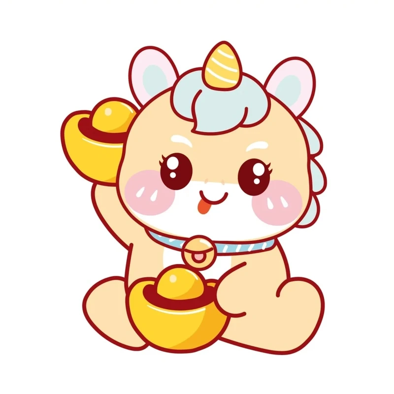 Bộ ngựa chibi sticker siêu đáng yêu cho chat