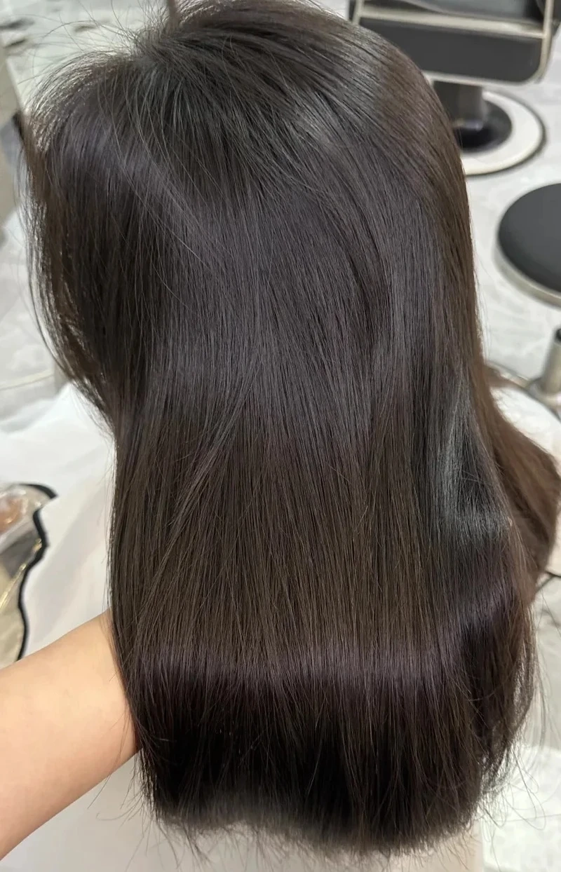 Gợi ý kiểu tóc trà đen tóc dài siêu nữ tính