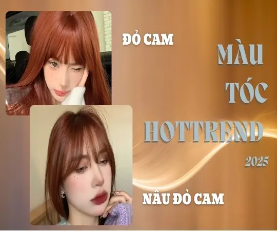 Tóc cam sành điệu – Màu tóc cho những tín đồ yêu sự phá cách