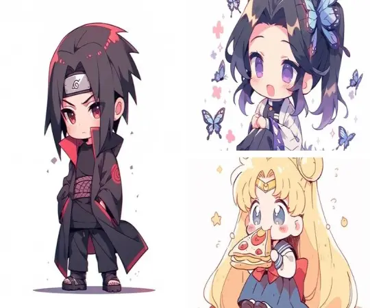 Sưu tập chibi cute ảnh anime đầy màu sắc và dễ thương