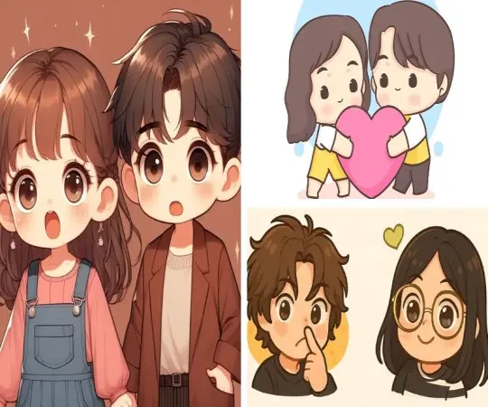 Tổng hợp ảnh chibi đôi đẹp nhất dành cho các cặp đôi