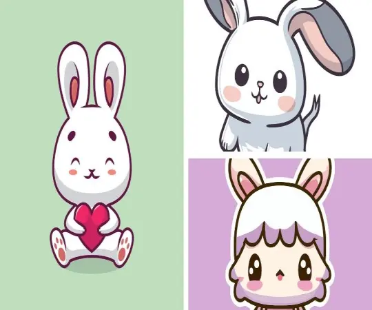 Những bức ảnh con thỏ chibi siêu dễ thương bạn không thể bỏ qua
