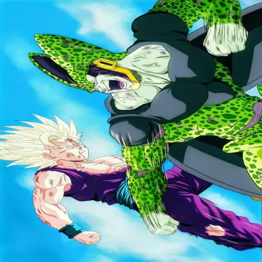 Bức ảnh Gohan và các nhân vật Dragon Ball ấn tượng