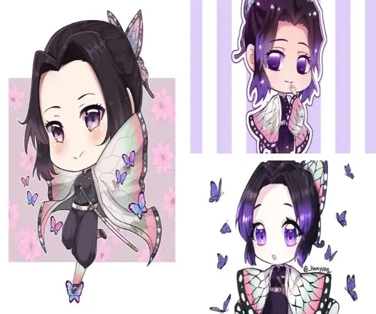 Hình ảnh Shinobu chibi siêu dễ thương dành cho fan anime