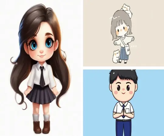 Ngắm ảnh học sinh chibi siêu cute khiến bạn tan chảy
