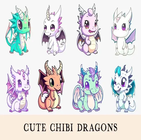 Khám phá bộ sưu tập ảnh rồng chibi siêu ngộ nghĩnh