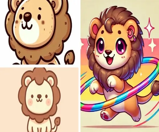 Khám phá bộ sưu tập ảnh sư tử chibi siêu dễ thương