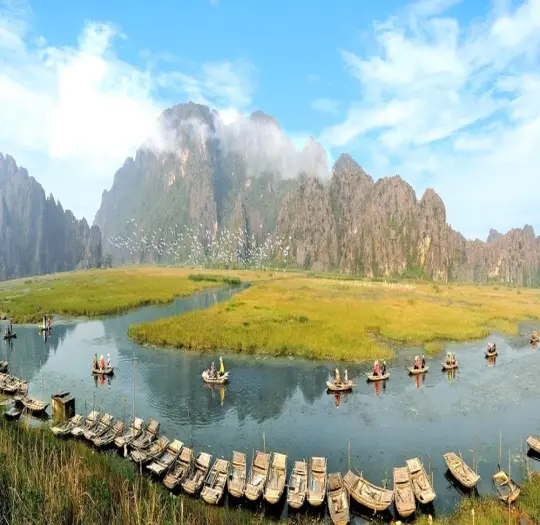 Đầm Vân Long - Chốn bình yên giữa non nước Ninh Bình