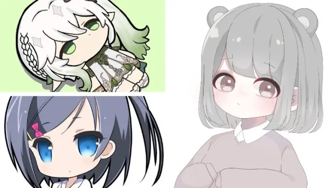 Khám phá bộ ảnh chibi dễ thương kute siêu đáng yêu