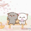 Tuyển tập avatar đôi cute mèo cực đáng yêu cho các cặp đôi