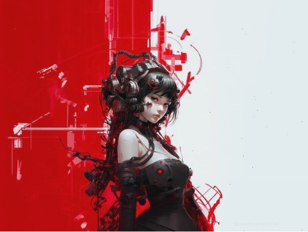 Ảnh anime con gái cute với đôi mắt to tròn